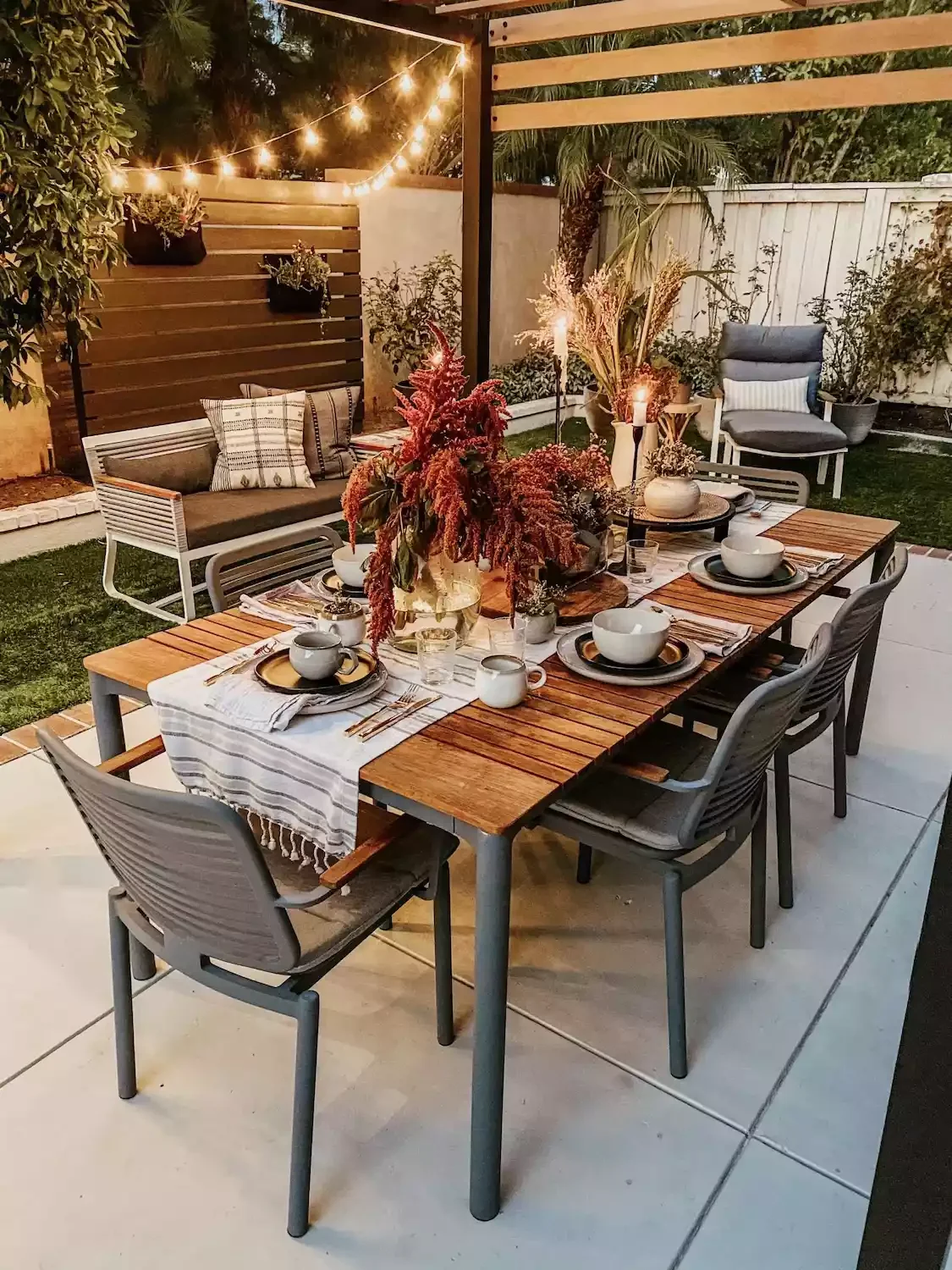 78 Beautiful Fall Table Decorating Ideas to Transform Your Seasonal Celebrations 31 Try an Outdoor Table Runner