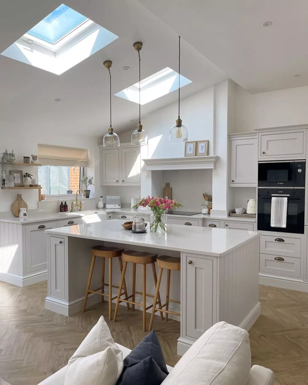 38 Stunning Kitchen Island Back Panel Ideas That Will Transform Your Space 6 Tuck Away Stools