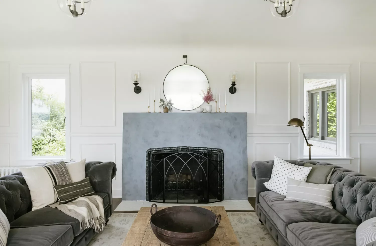 43 Stunning Gray Living Room Ideas That Create the Perfect Serene Haven 41 Tufted Gray Sofas