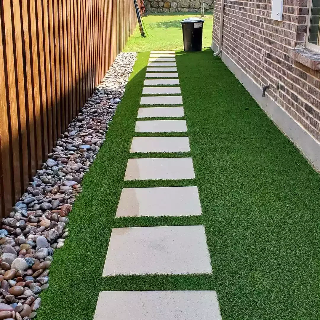 25 Creative Side Yard Transformations to Maximize Your Outdoor Space Turf and Stones