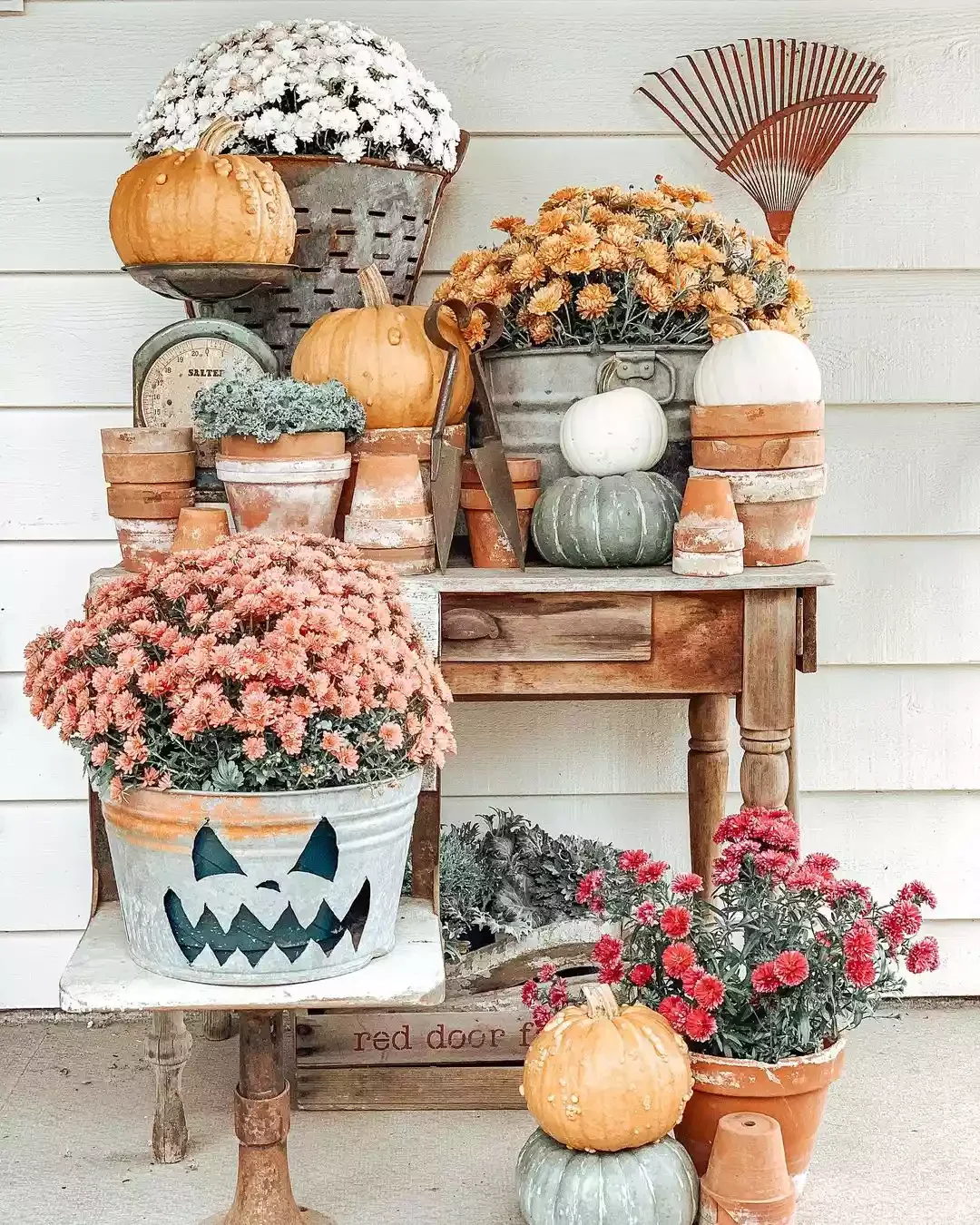 52 Autumn Front Porch Ideas That Will Transform Your Home's Entrance This Fall 50 Turn Any Planter Into a Jack-O-Lantern