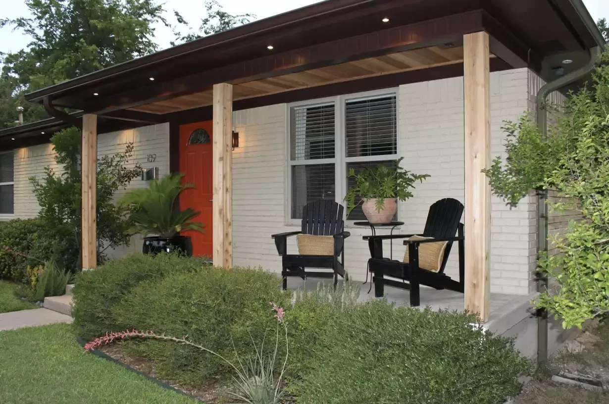 25 Budget-Friendly Porch Ceiling Ideas That'll Transform Your Outdoor Space 12 Turn a Fence Into Ceiling Material