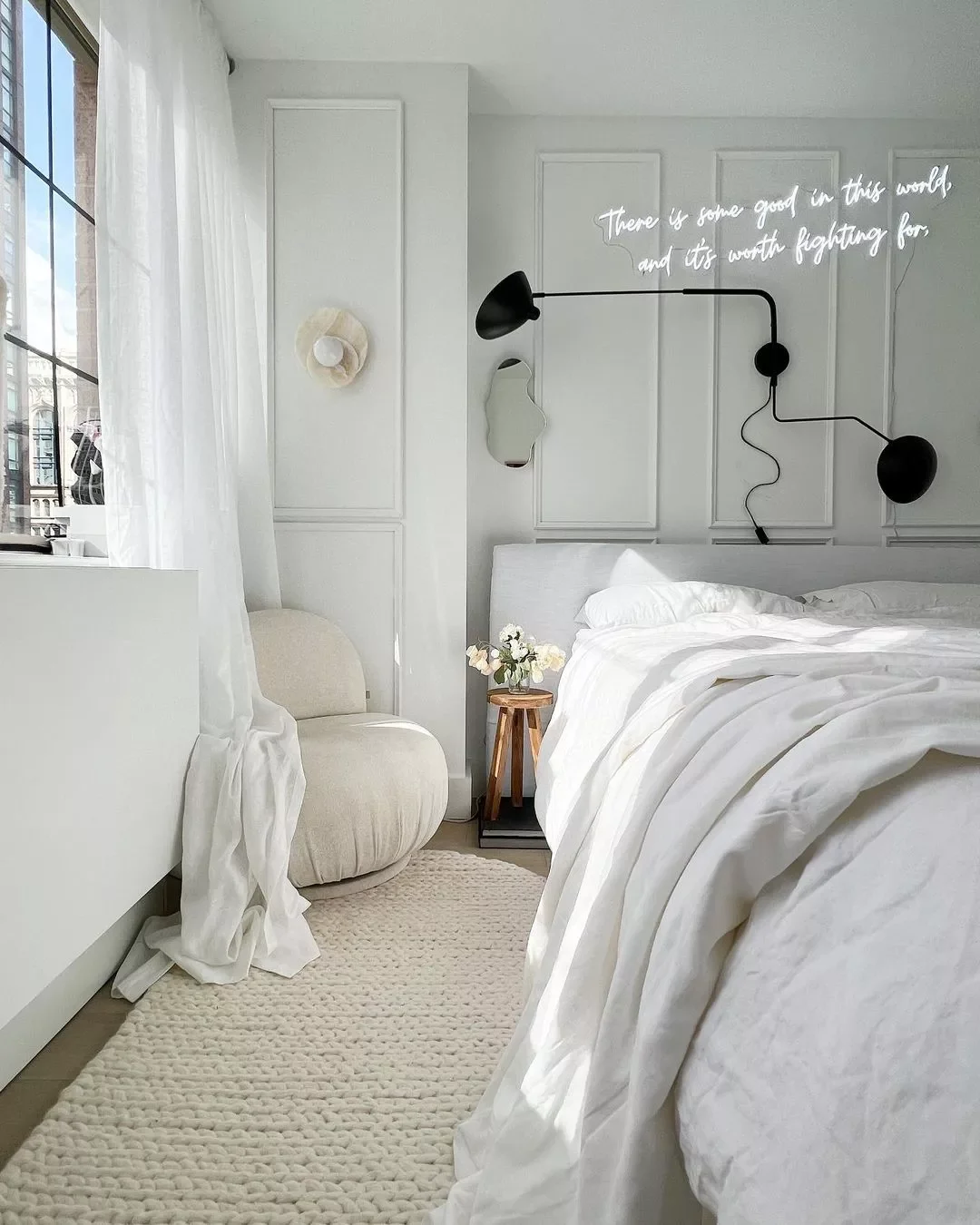18 Affordable Bedroom Makeover Ideas You Can Start Today 9 Turn a Stool Into a Nightstand