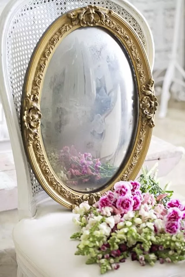 26 Creative DIY Mirror Frame Projects That Will Transform Your Space Turn a Vintage Frame Into a DIY Gilded Mirror