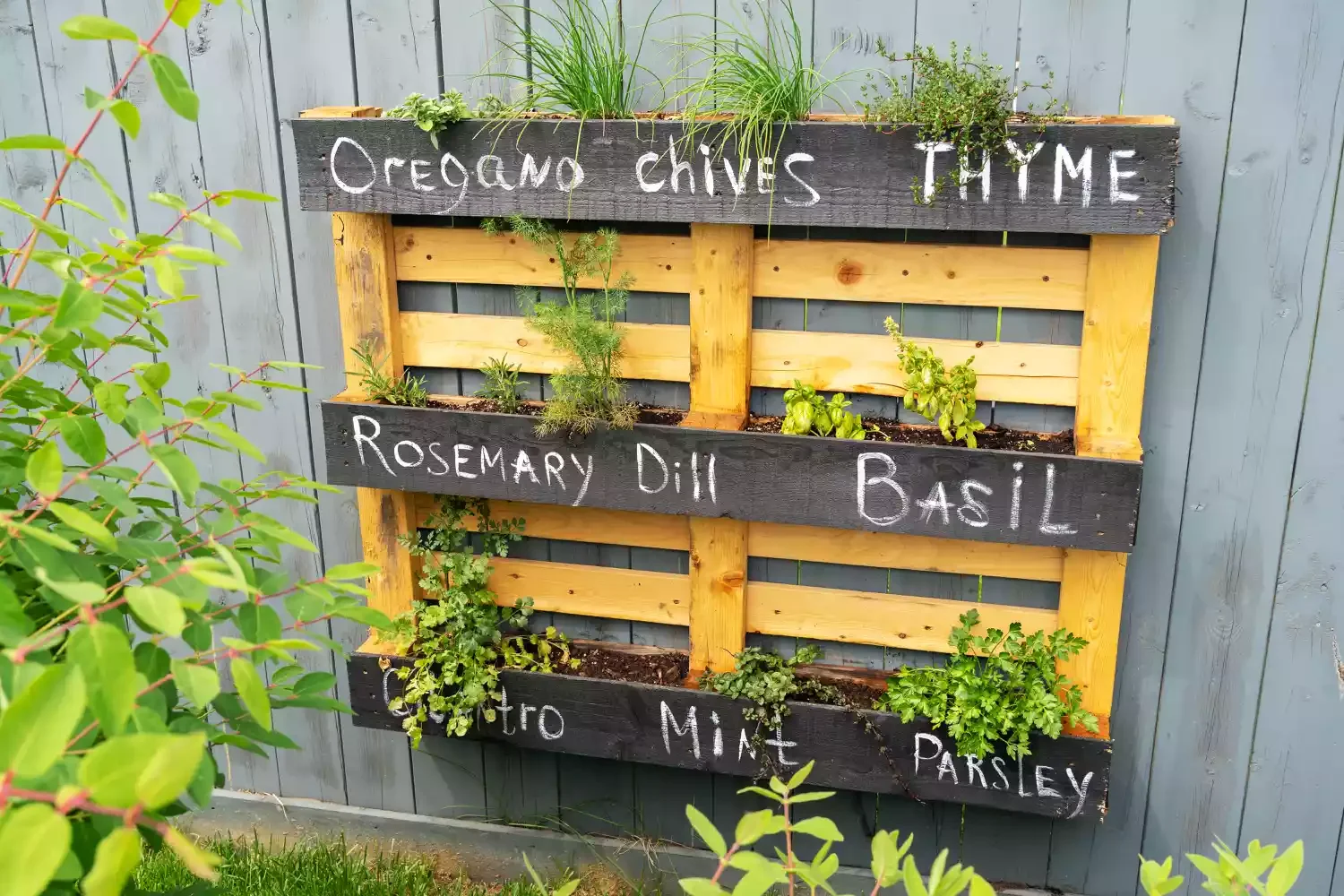 37 Creative Herb Garden Ideas to Transform Your Indoor and Outdoor Spaces Turn a Wood Pallet Into a Garden