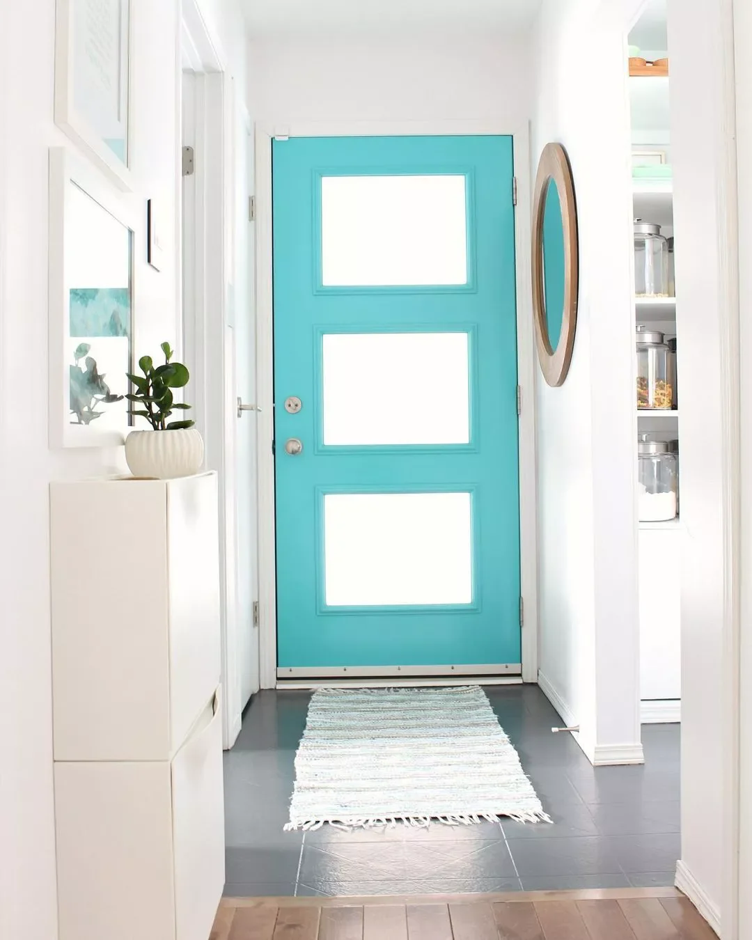 30 Stunning Door Paint Colors That Will Transform Your Home 24 Turquoise