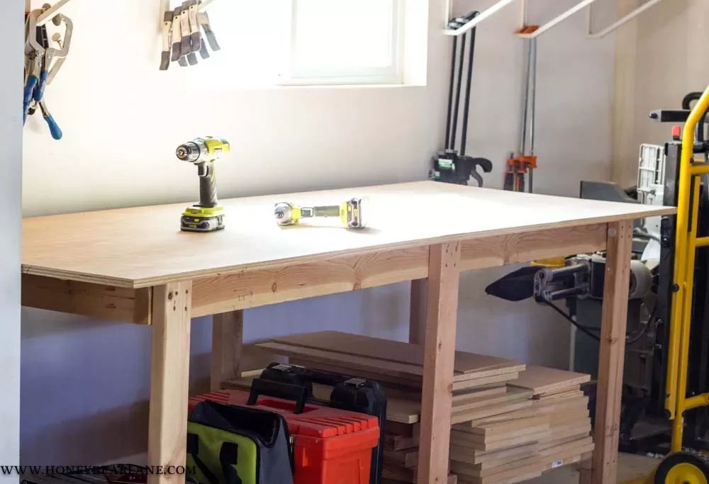 15 Brilliant Garage Workstation Ideas That Transform Your Space Two Hour Workbench