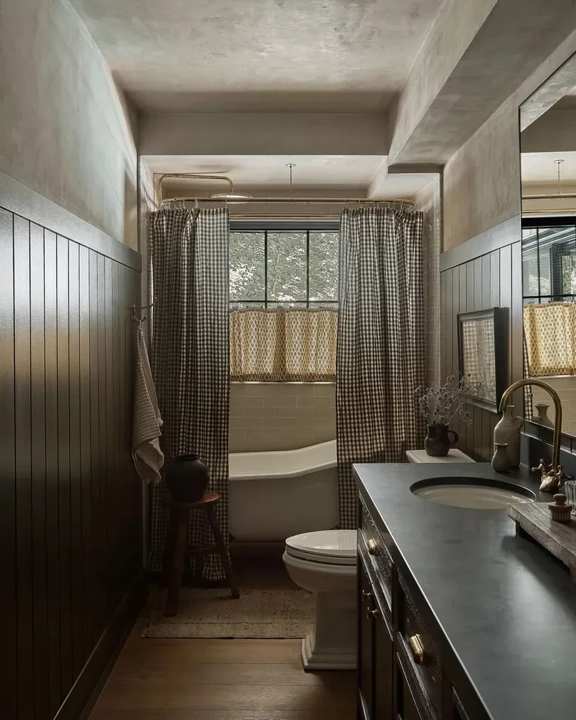 39 Stunning Shiplap Bathroom Design Ideas: From Farmhouse Charm to Modern Elegance 25 Two-Thirds Shiplap Wall