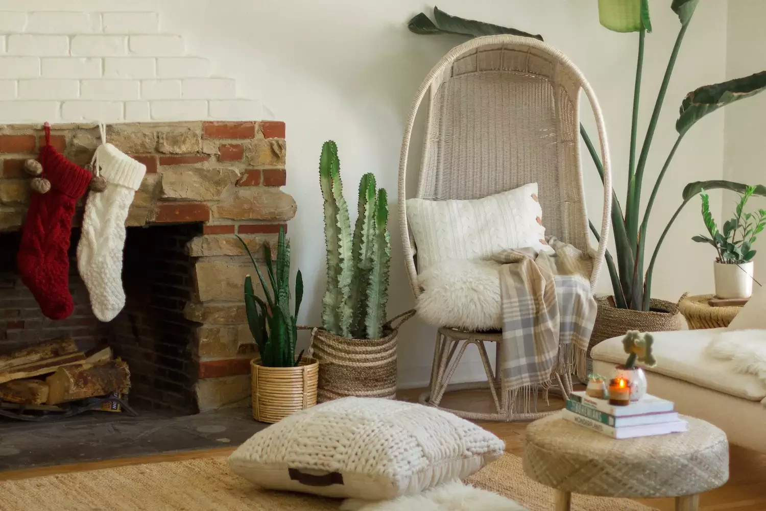 34 Stunning Painted Brick Fireplace Ideas to Transform Your Space 30 Two-Tone Brick Fireplace