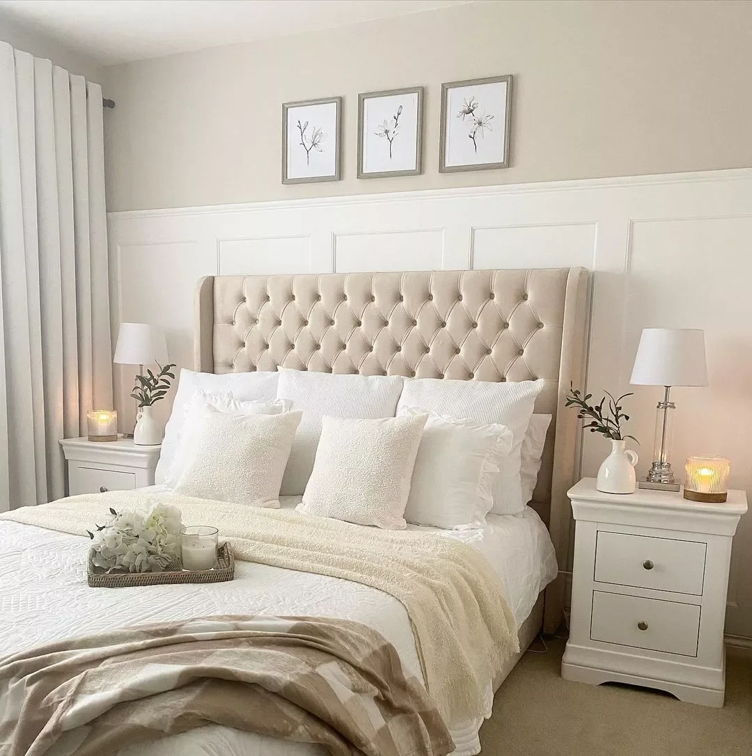 33 Stylish Beige Bedroom Ideas That Will Transform Your Space 11 Two-Toned Beige Look