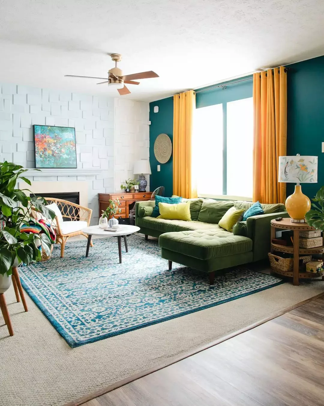 20 Stunning Family Room Color Schemes That Transform Your Space 13 Two-Toned