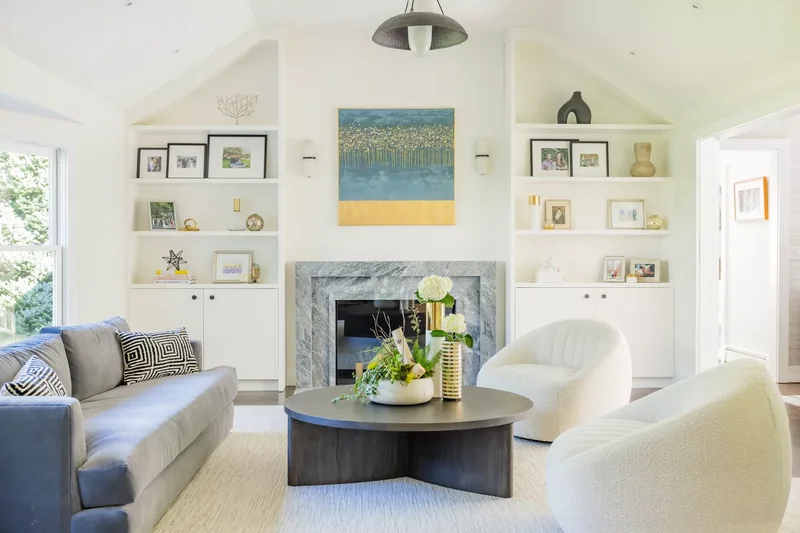 32 Living Room Mantle Decor Ideas That Add Style and Warmth 28 Undecorated Gray Marble Fireplace