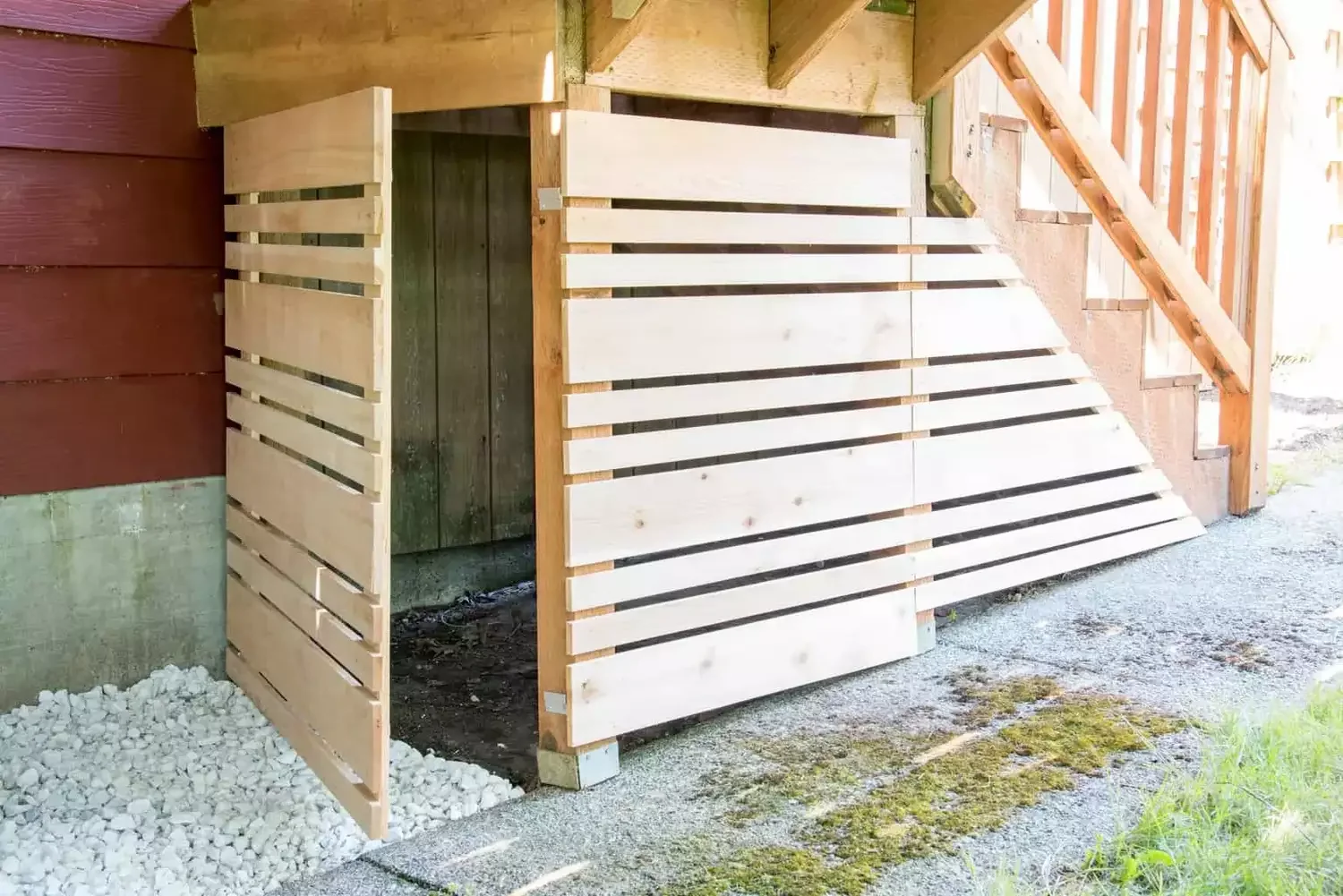 10 Creative Under-Deck Storage Solutions to Transform Your Outdoor Space Under Deck Storage with Removable Fence Panel