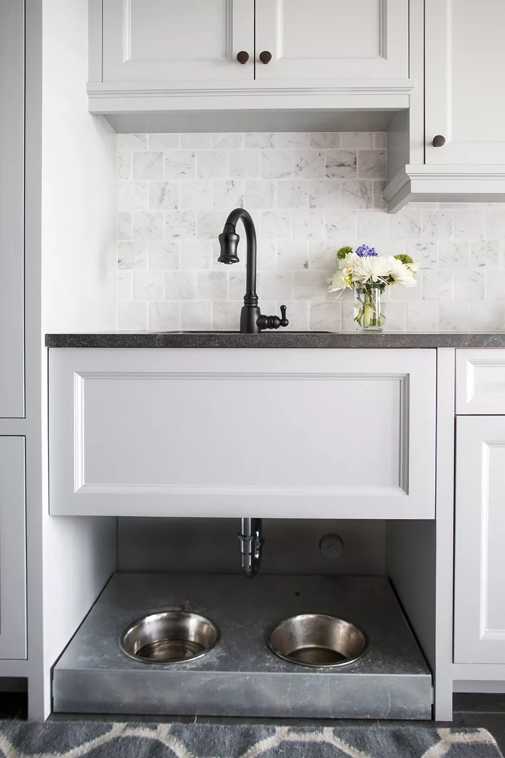 28 Incredible Dog Room Ideas That Will Make Both You and Your Furry Friend Happy 16 Under-Sink Dog Food Station