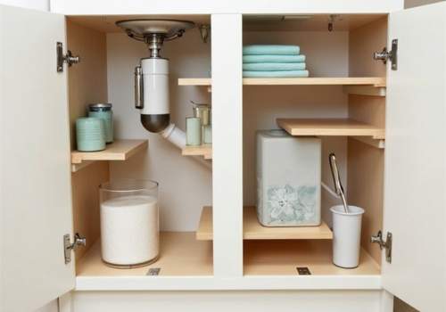 Under-Sink Expandable Shelving