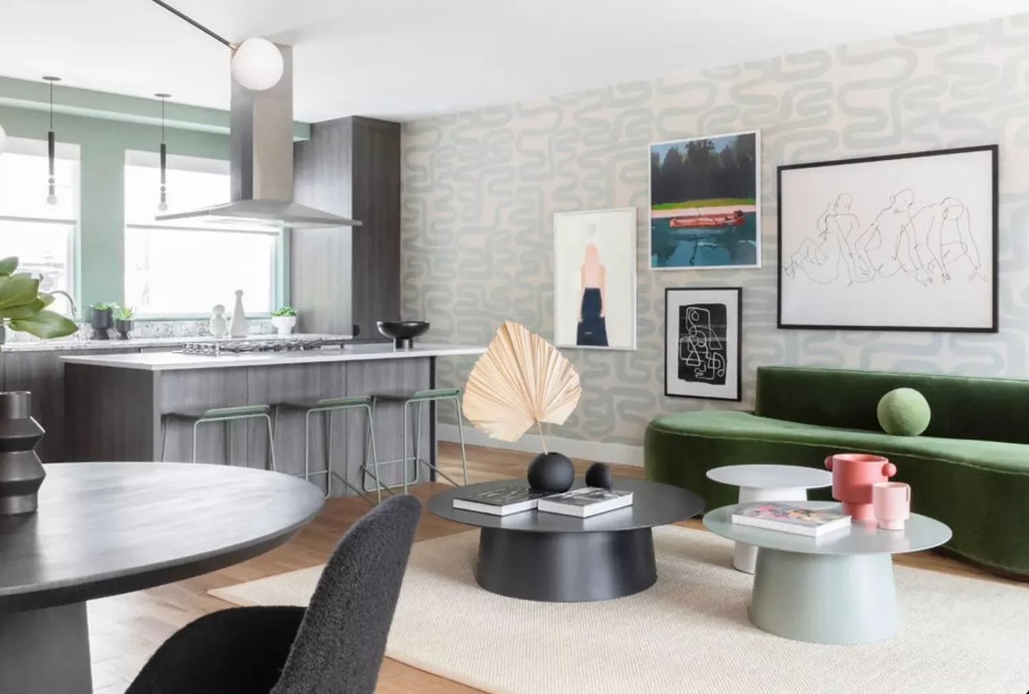37 Stunning Kitchen Wallpaper Ideas That Will Transform Your Space Unite an Open-Plan Space