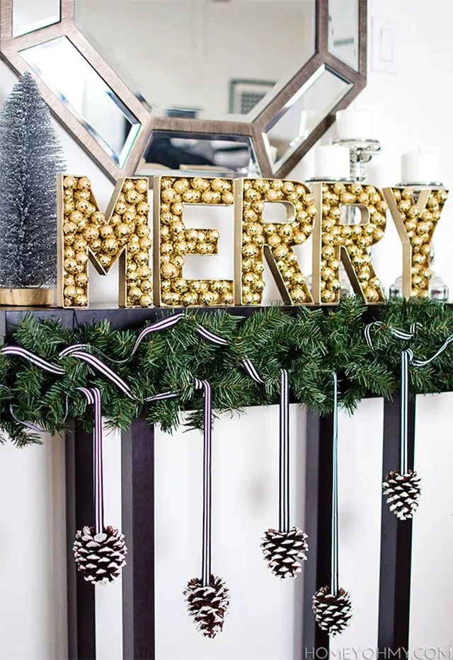 31 DIY Christmas Sign Ideas That Look Professionally Made Update Your Mantel