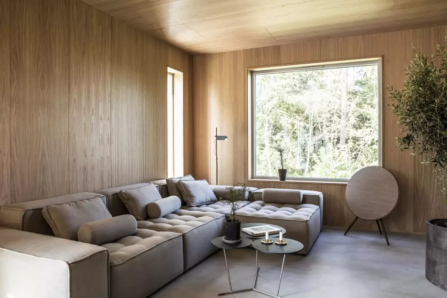 68 Stunning Contemporary Living Room Ideas That Will Transform Your Space 39 Update the Wood Paneling