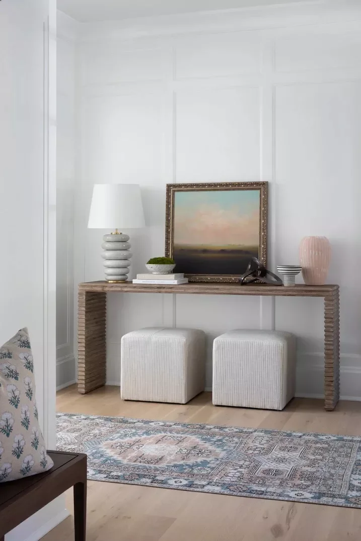 28 Welcoming Entryway Bench Ideas That'll Transform Your Home's First Impression 6 Upholstered Cube Benches