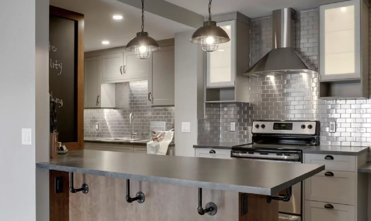 10 Stunning Kitchens That Prove Laminate Countertops Can Look Absolutely Amazing 6 Urban-Industrial Chic