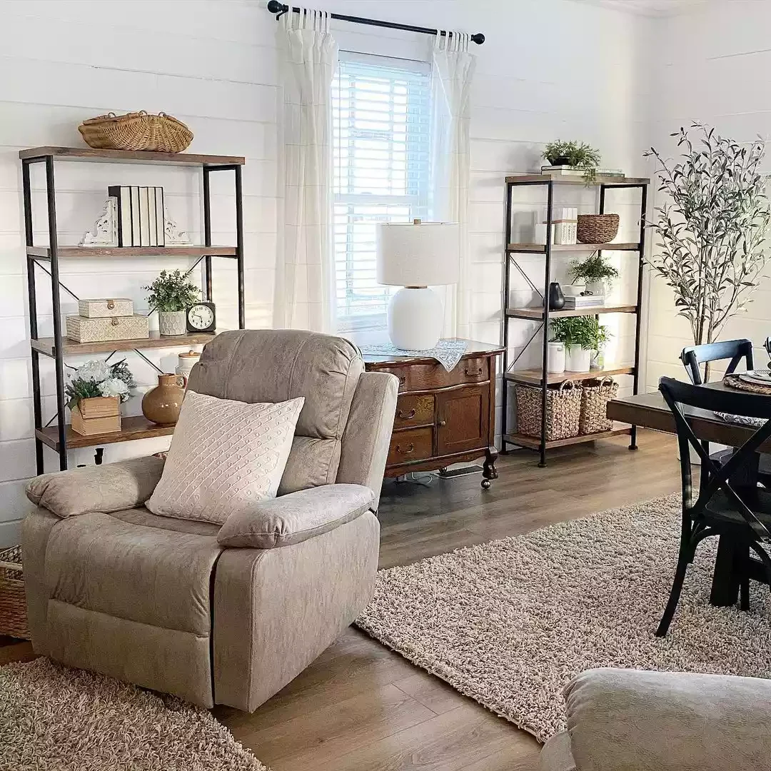 40 Cozy Country Living Room Ideas That Create Instant Warmth 30 Use Baskets for Hidden Storage