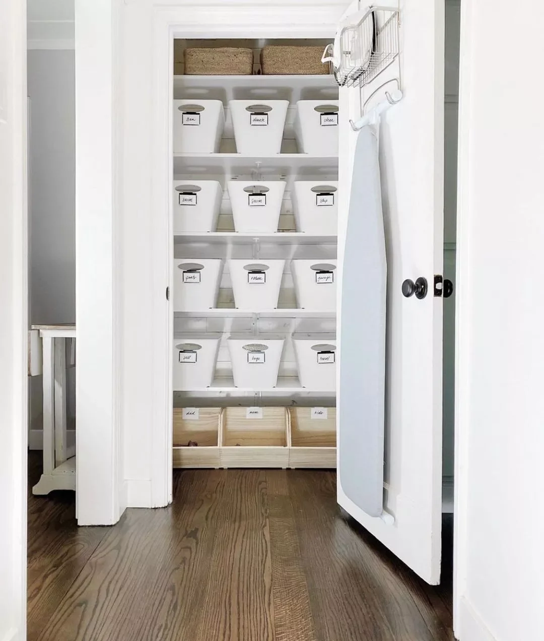 32 Brilliant Small Closet Organization Ideas That Actually Work Use Bins to Make a Closet Organizer
