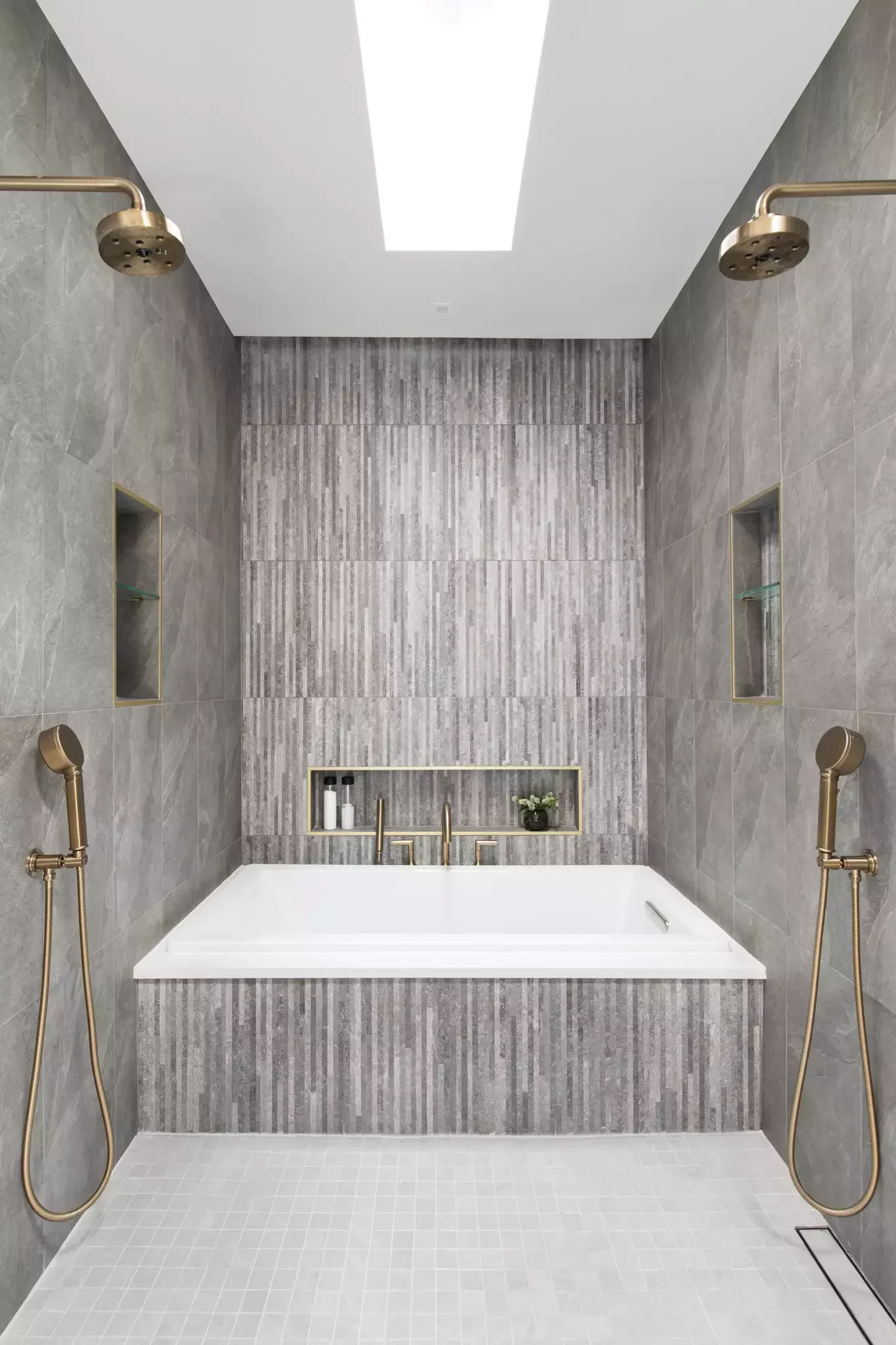 27 Stunning Wet Room Design Ideas That Will Transform Your Bathroom 25 Use Contrasting Tones