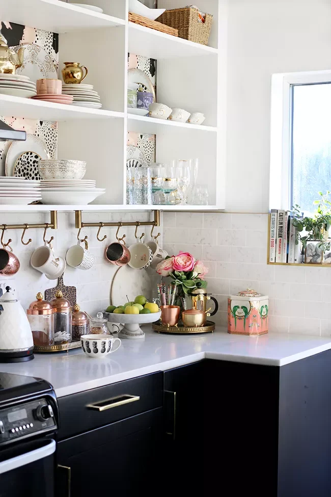 58 Smart Kitchen Organization Ideas That Will Transform Your Space Into a Clutter-Free Haven Use Countertop Trays