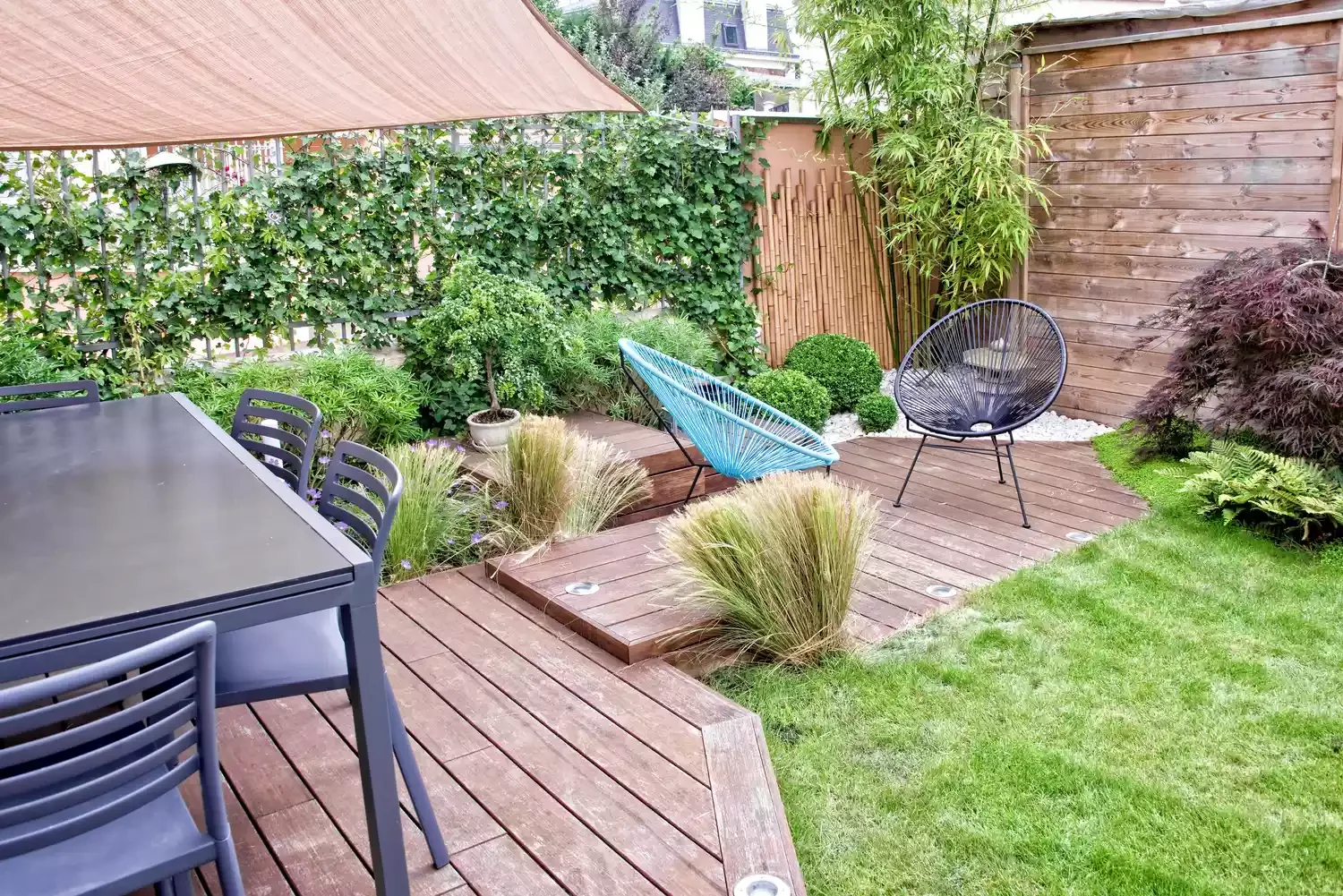 21 Creative Ways to Add Privacy to Your Deck Retreat 19 Use Cut Bamboo
