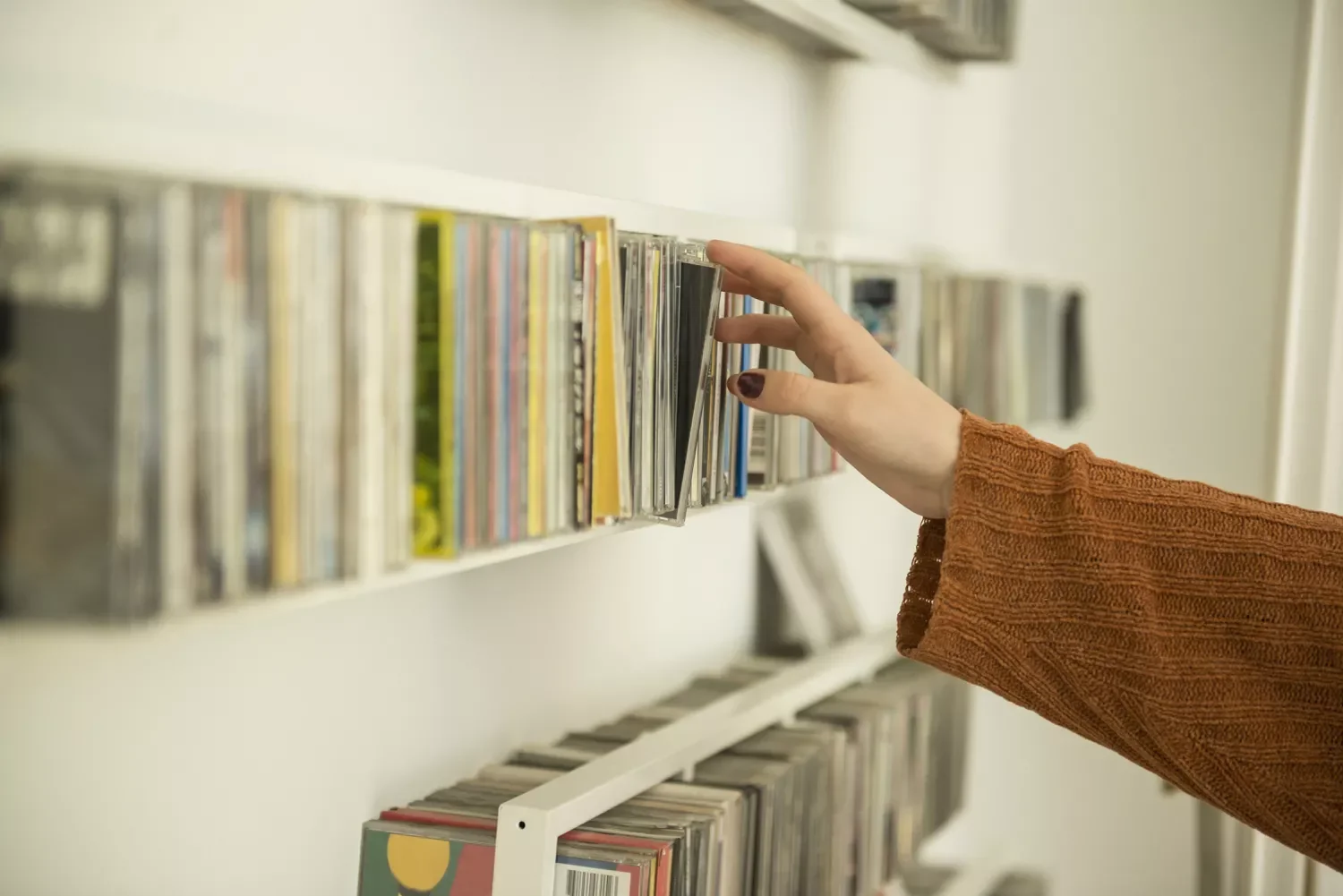 10 Stylish CD Storage Solutions That Transform Your Music Collection Use Floating Shelves