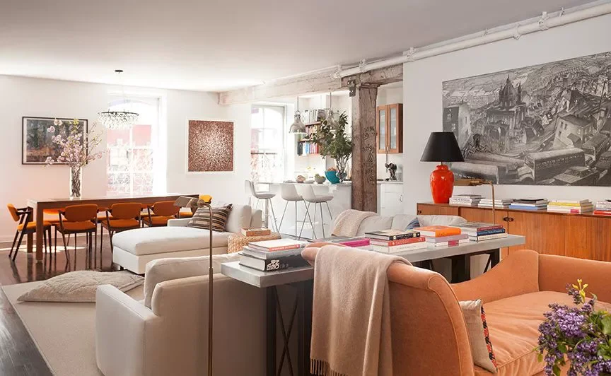35 Spacious Living Room Ideas That Will Transform Your Large Space 29 Use Furniture to Divide the Room