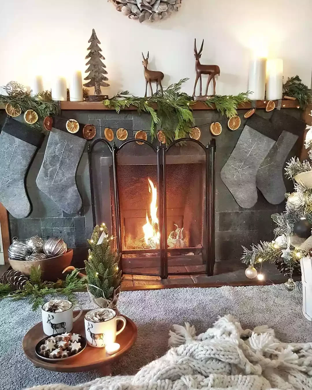 115 Stunning Christmas Decorating Ideas to Transform Your Home This Holiday Season Use Gray Tones