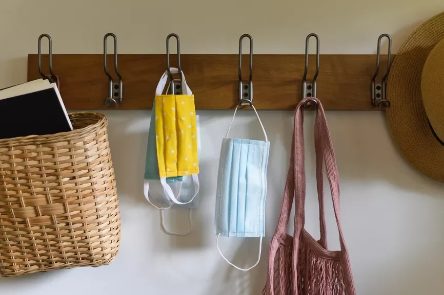 39 Brilliant Home Organization Ideas That Will Transform Every Room Use Hooks to Maximize Wall Space