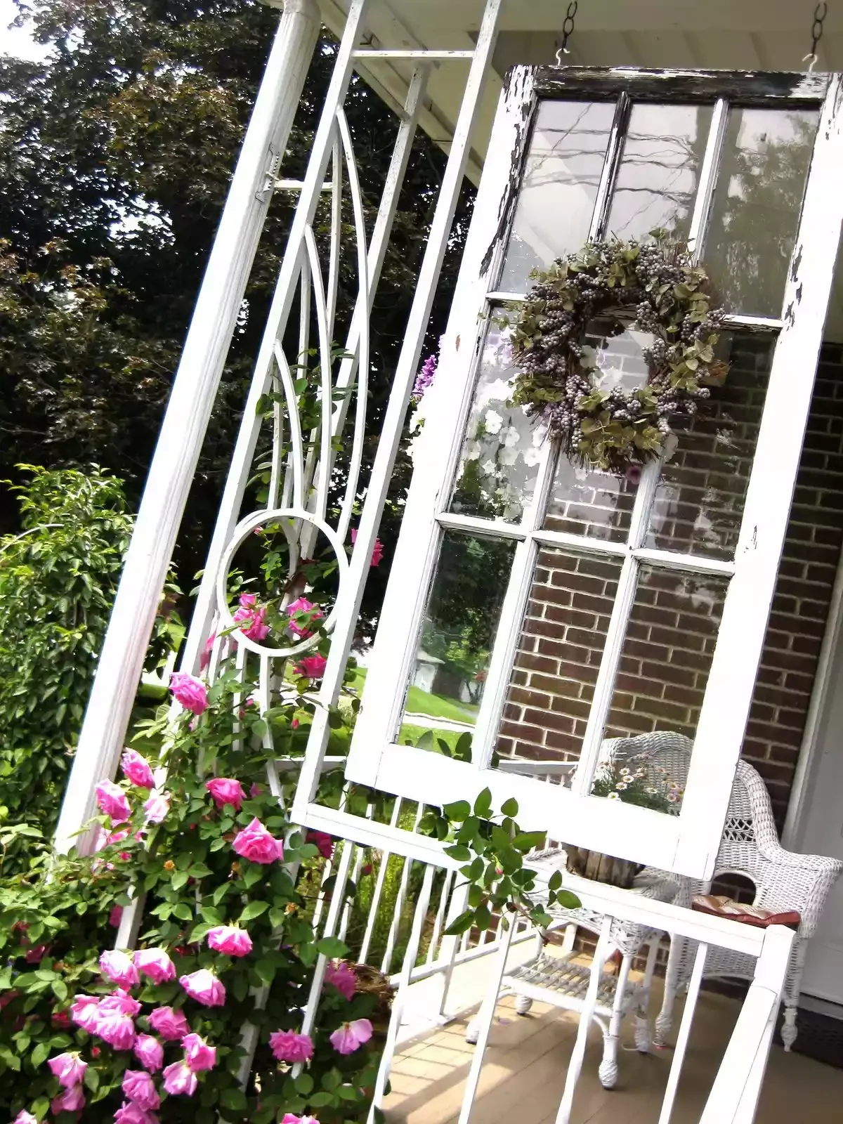 38 Vintage Window Frame Ideas That Transform Any Space 19 Use It for Privacy