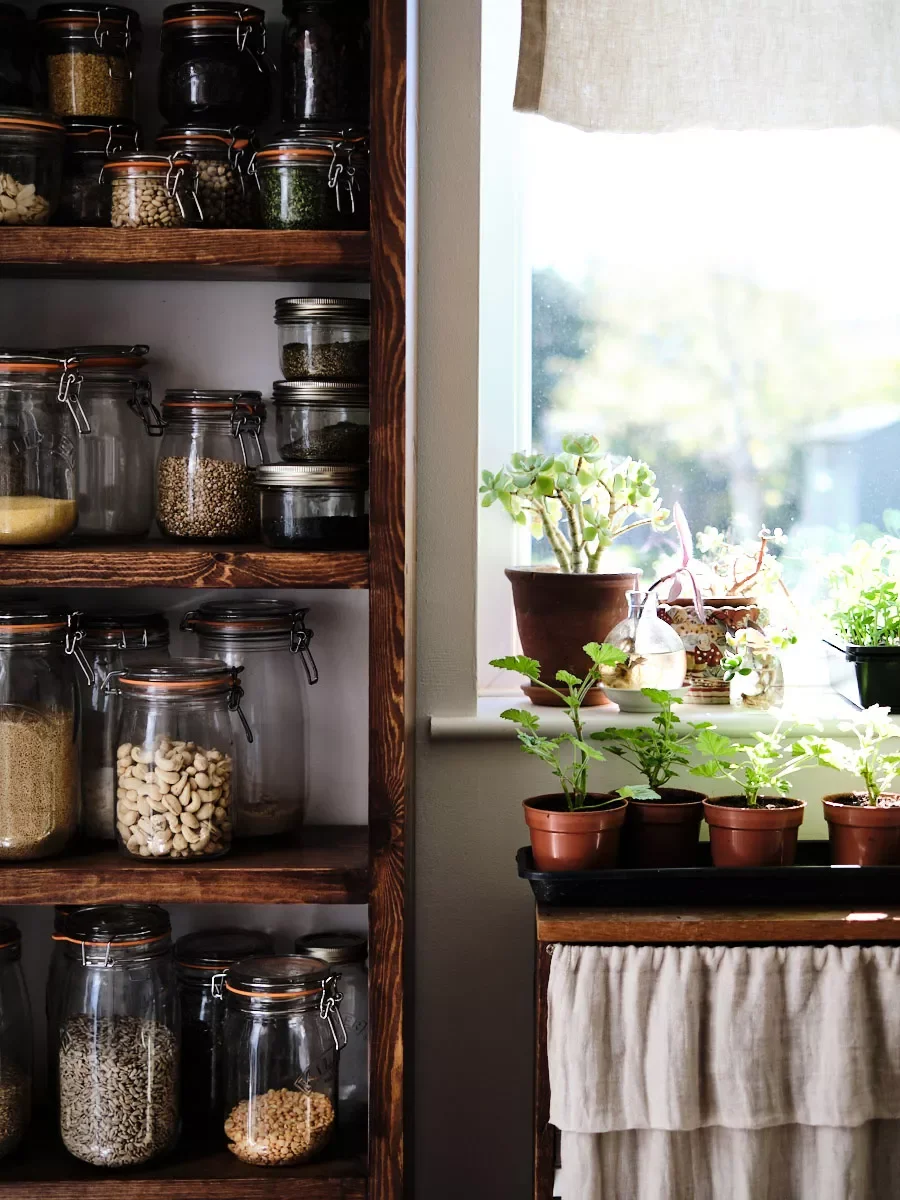 45 Shelf Styling Ideas That'll Transform Your Space Like a Design Pro 26 Use Mason Jars