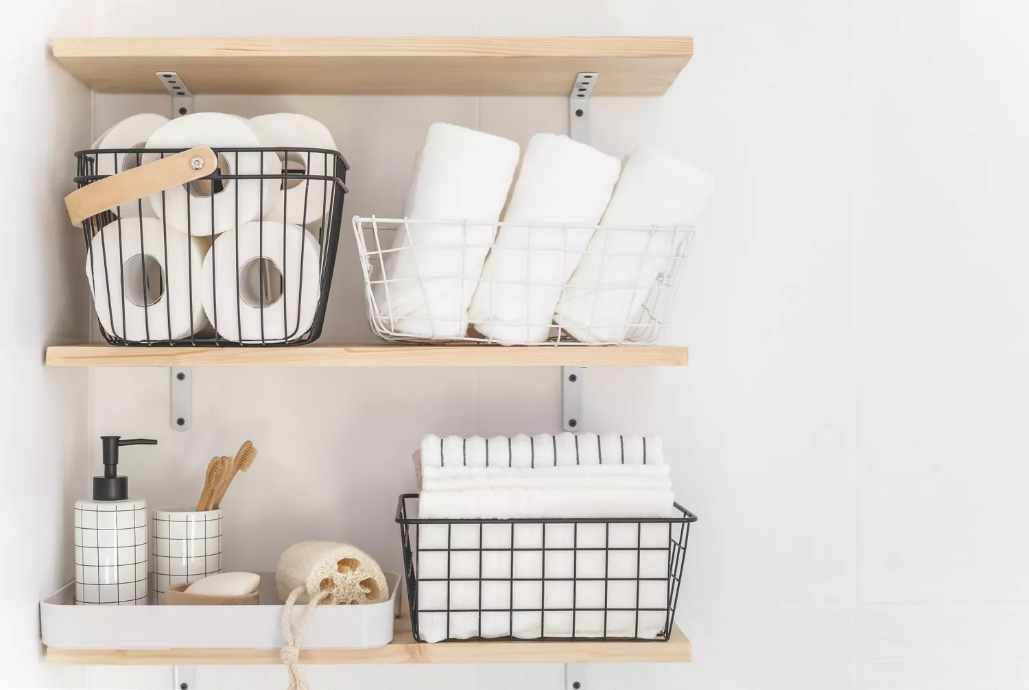 35 Brilliant Bathroom Organization Ideas That Will Transform Your Space Instantly Use Matching Storage Containers