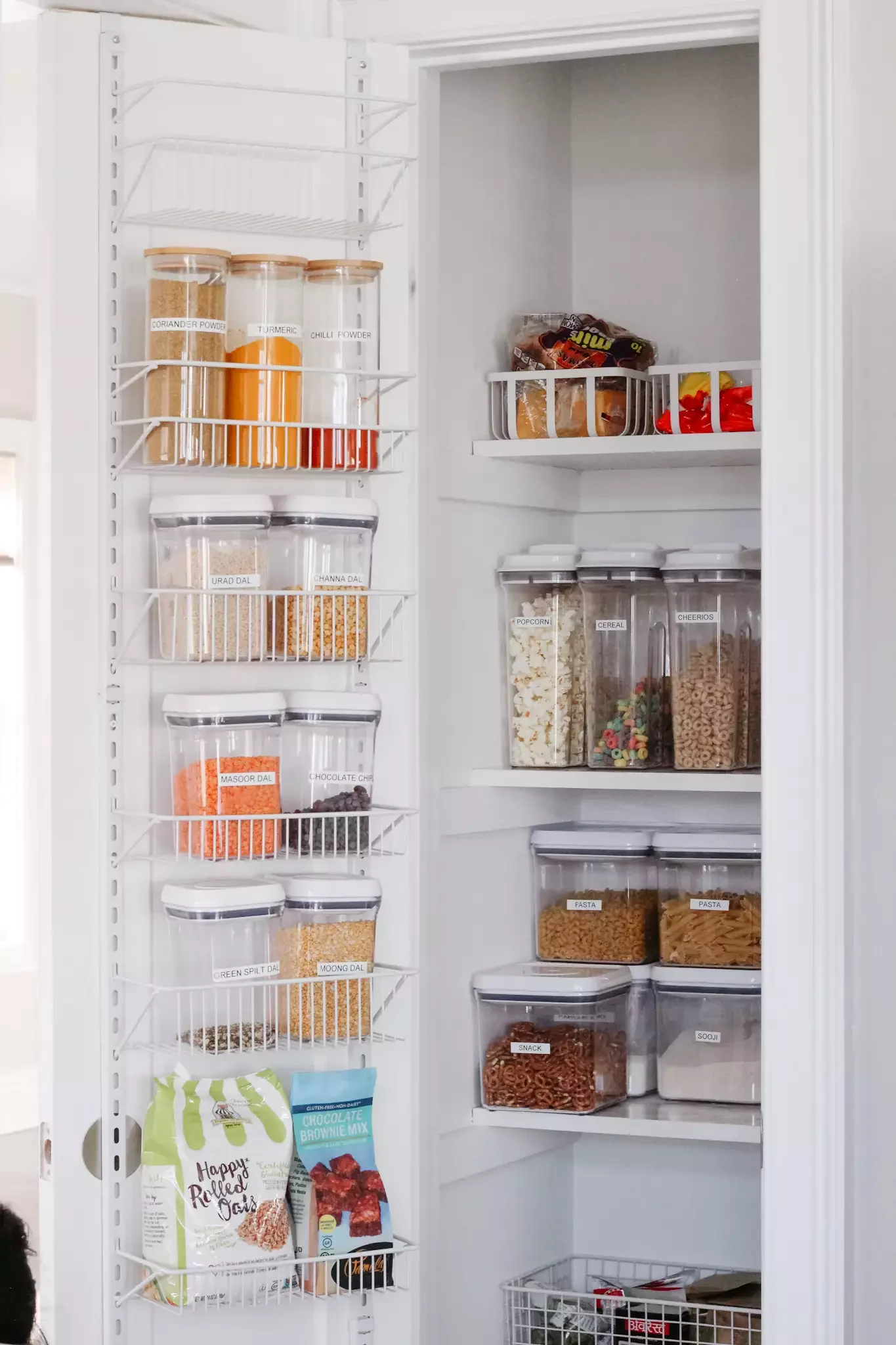 Use Over-the-Door Shelves
