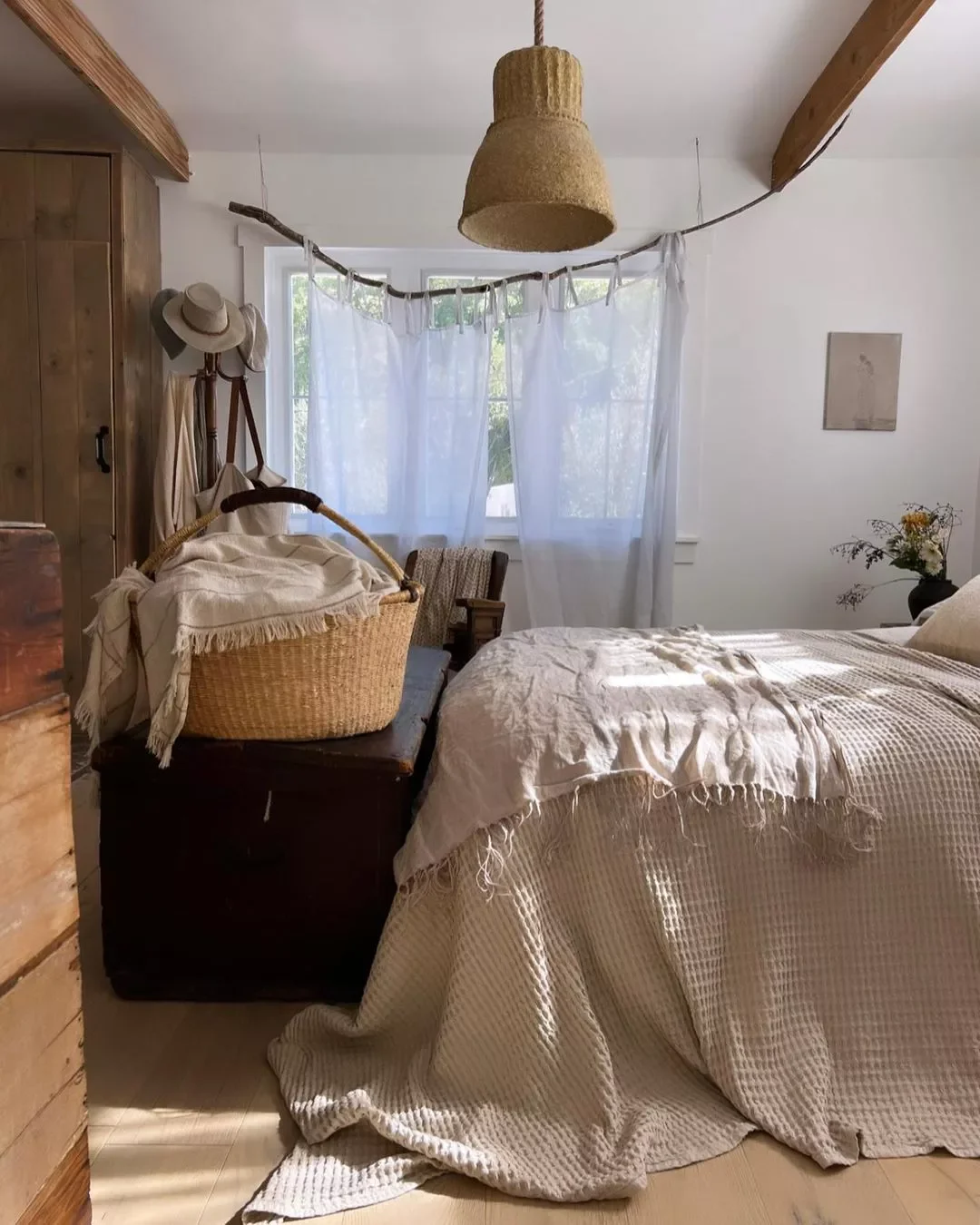 22 Smart Bedding Storage Solutions That Actually Work Use Oversized Baskets
