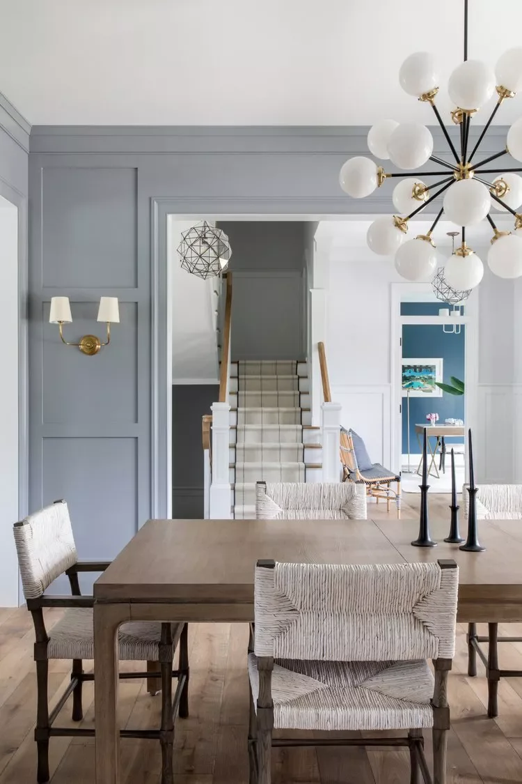 98 Stunning Dining Room Ideas to Transform Your Entertainment Space Use Paint to Define Spaces