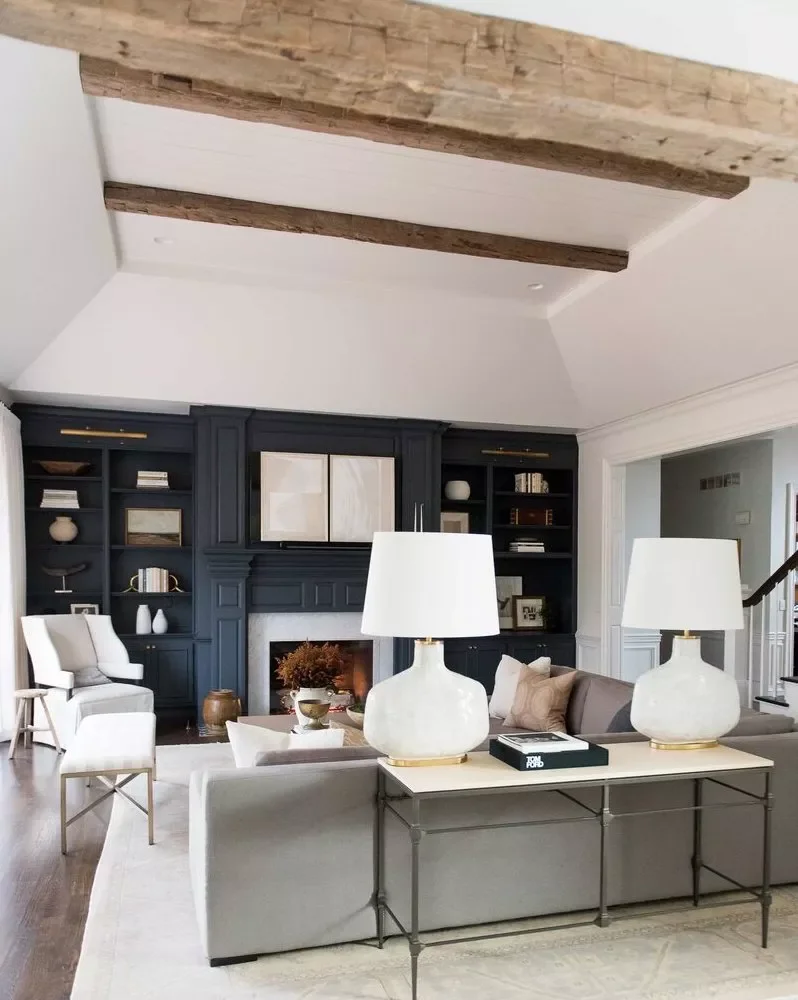 38 Stunning Ceiling Beam Ideas to Transform Your Home 22 Use Reclaimed Barn Beams