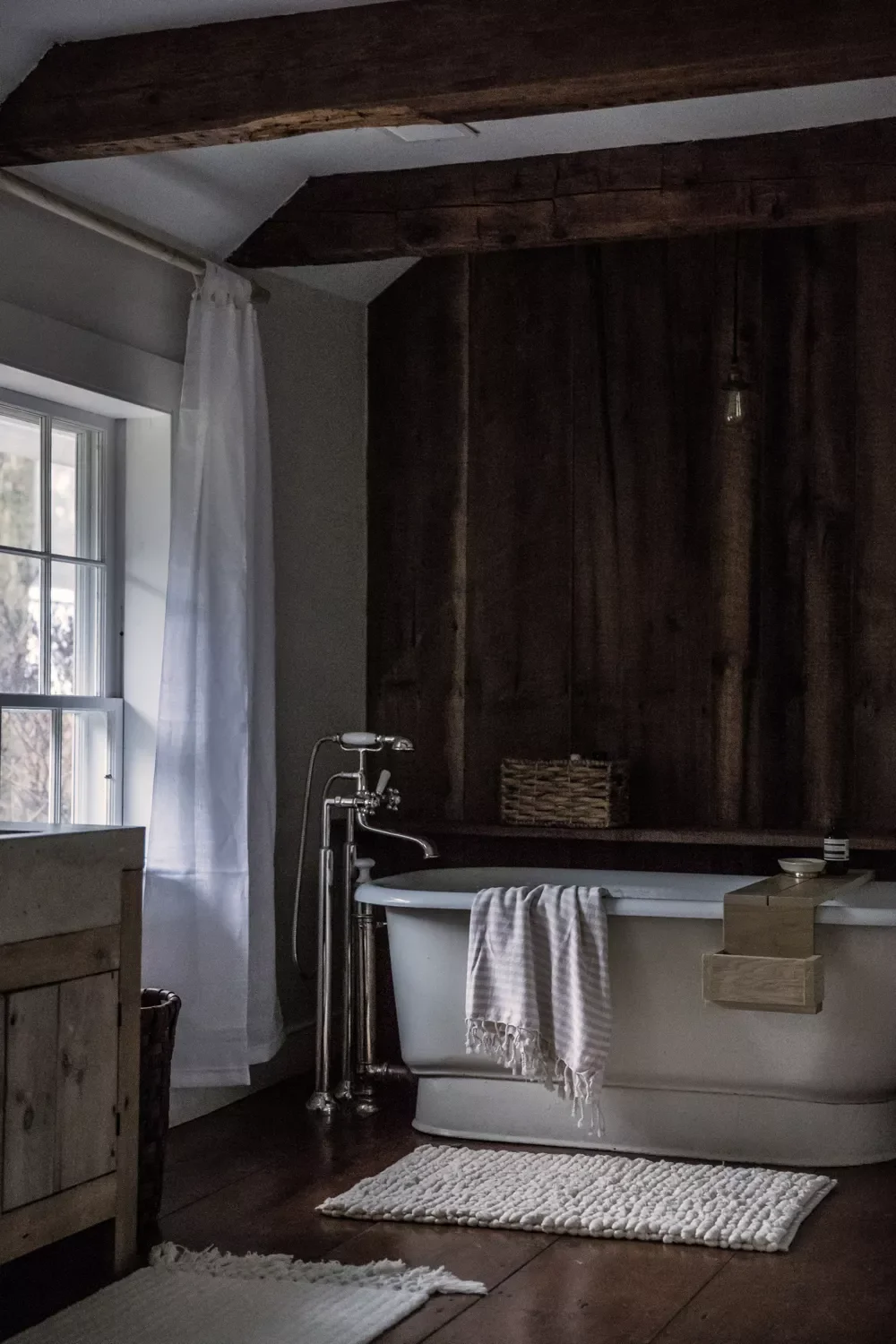 32 Stunning Modern Farmhouse Bathroom Ideas for Timeless Style 2 Use Reclaimed Wood