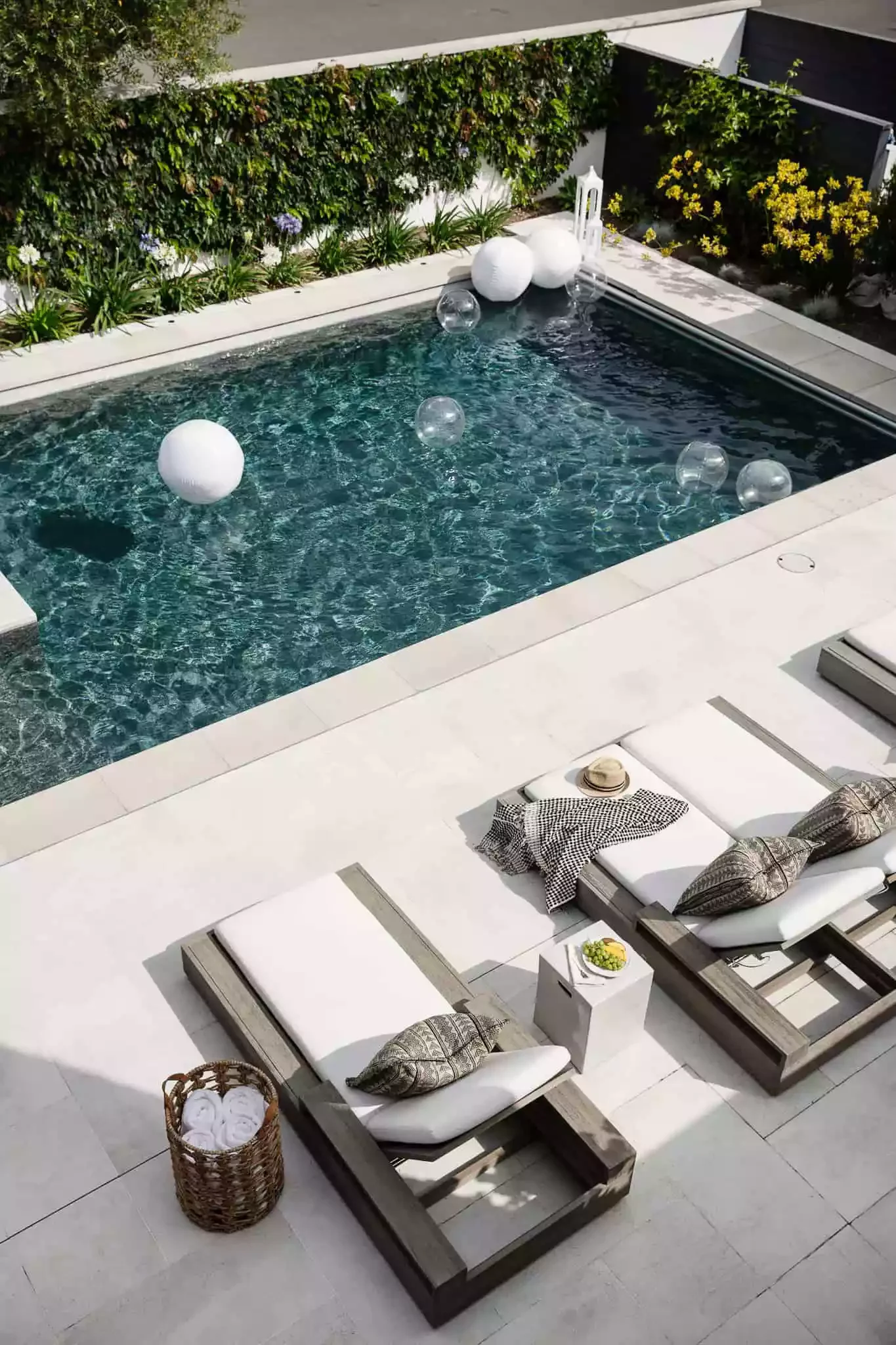 38 Stunning Pool Deck Designs for Your In-Ground and Above-Ground Swimming Pool 24 Use Shades of White