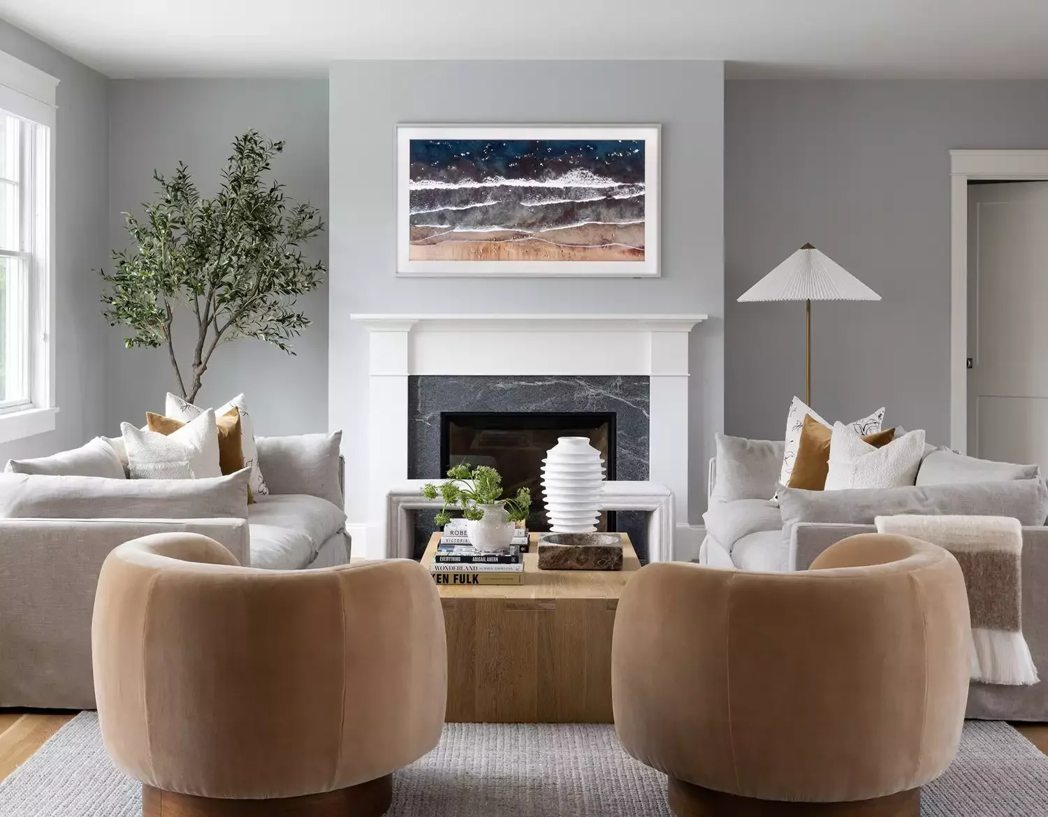 68 Stunning Contemporary Living Room Ideas That Will Transform Your Space 64 Use Soft Coastal Colors