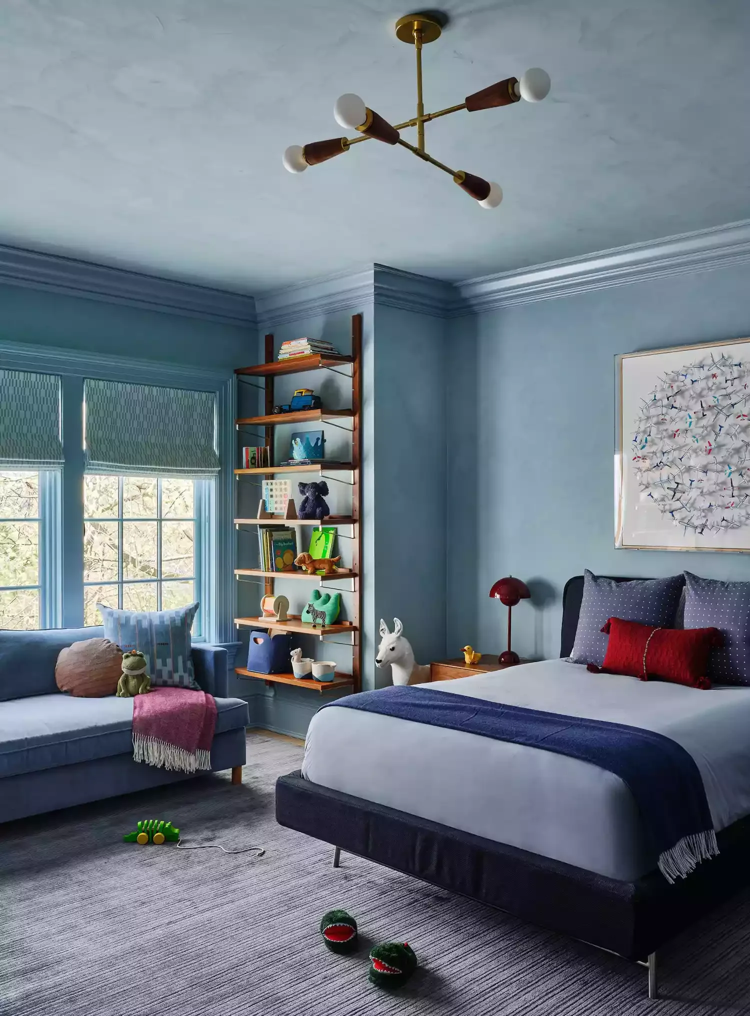 52 Amazing Boys' Bedroom Ideas That Will Make Parents Smile Too 17 Use Tonal Blues
