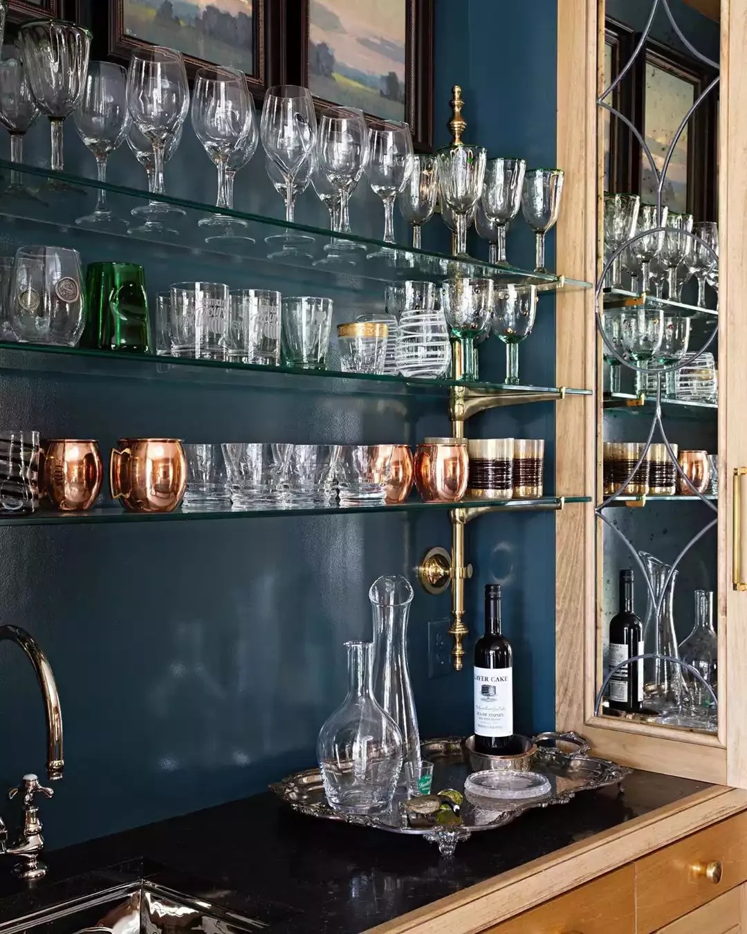 75 Stunning Home Bar Ideas to Transform Your Space Into an Entertainment Haven 39 Use Transparent Finishes