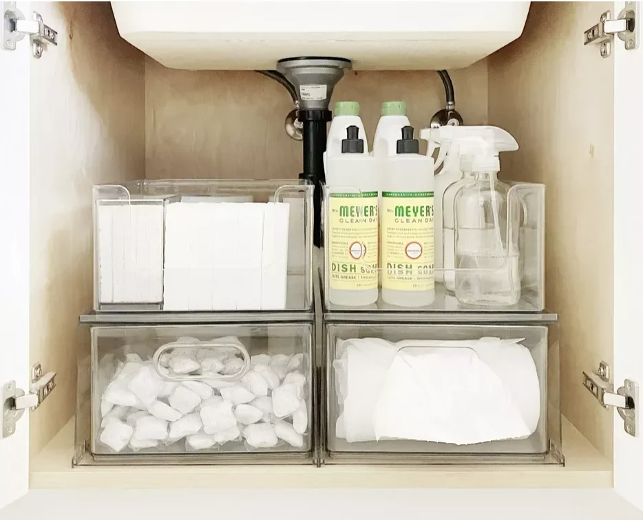 58 Smart Kitchen Organization Ideas That Will Transform Your Space Into a Clutter-Free Haven Use Transparent Storage
