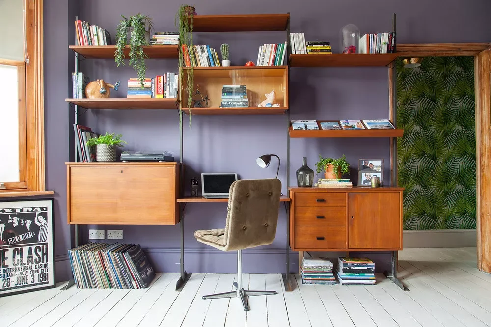 67 Stylish Modern Home Office Ideas That Make Working From Home a Joy Use Vintage Furniture