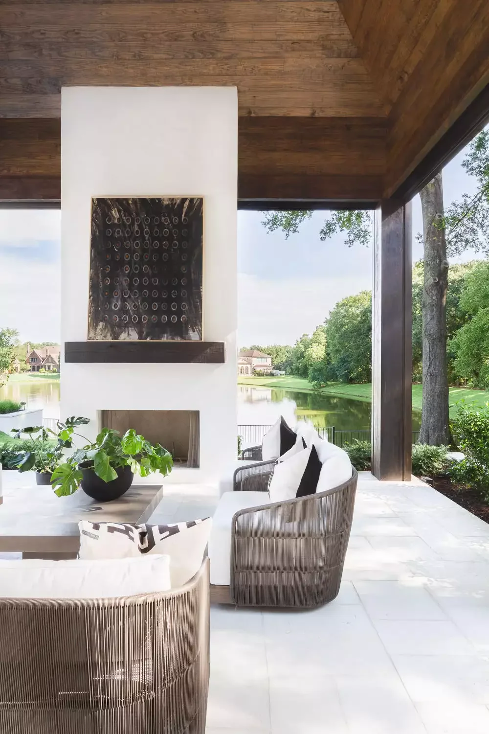 68 Stunning Patio Ideas That Will Transform Your Outdoor Space 46 Use Woodsy Colors