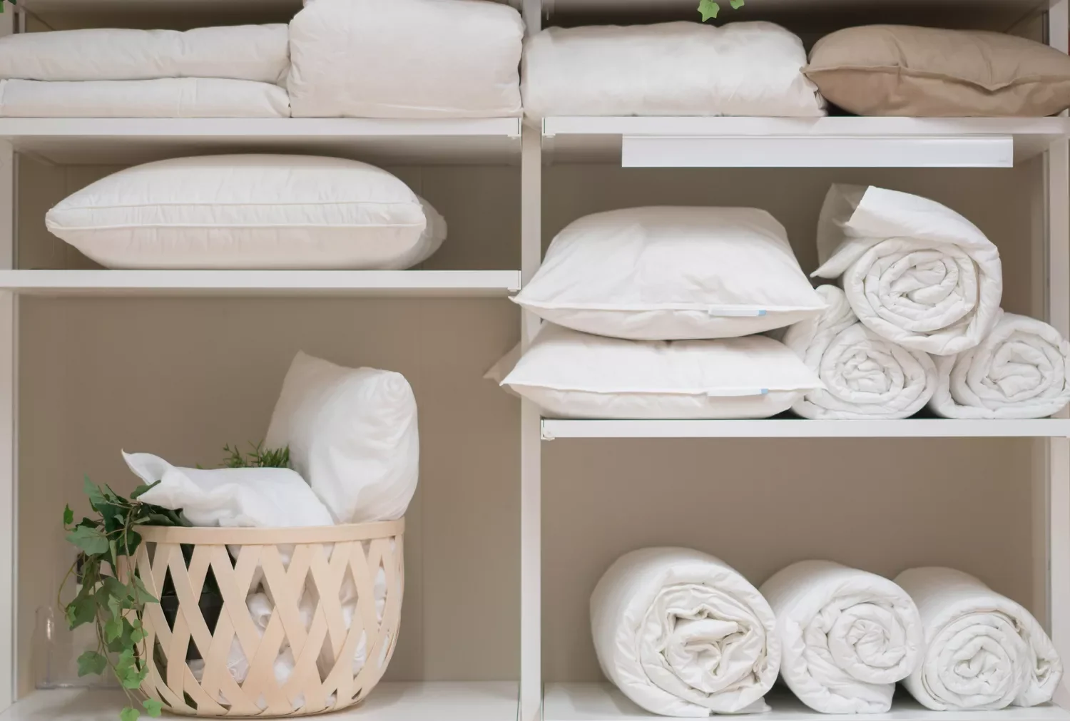 10 Brilliant Ways to Store Your Comforters Like a Pro Use a Basket