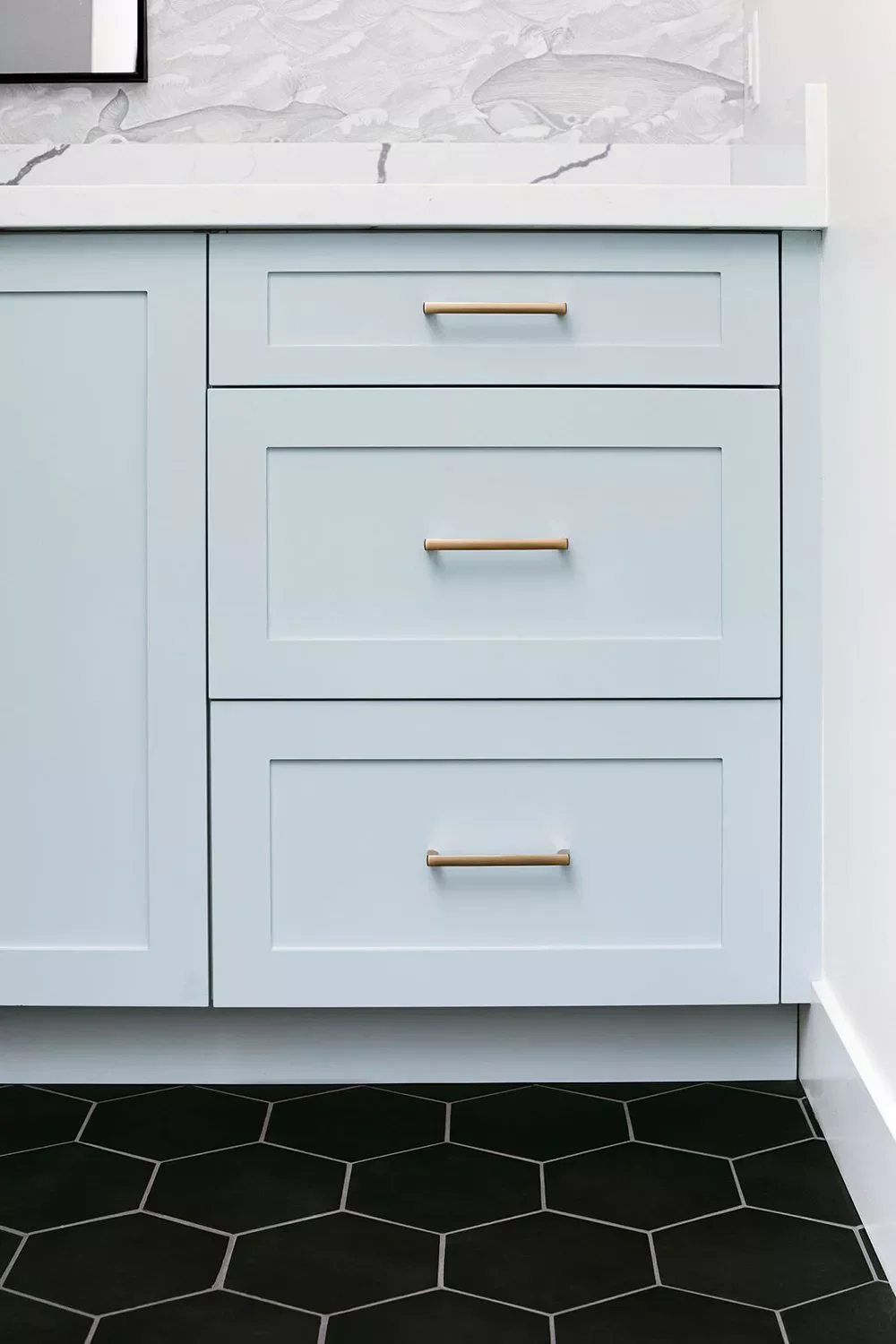 Use a Blue and White Color Scheme